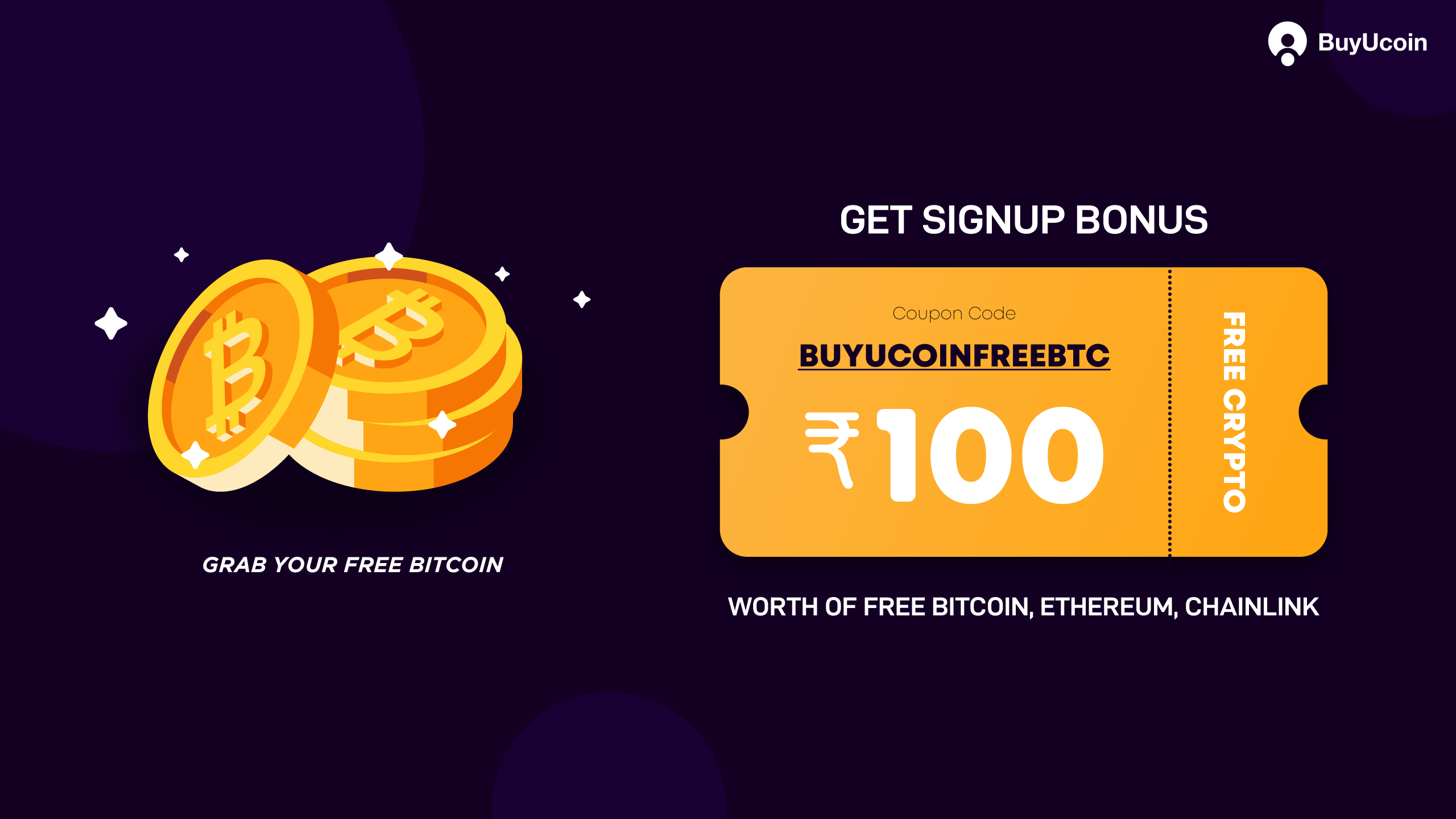 Earn Free Bitcoin Worth Of 100 INR On First-time Signup ...