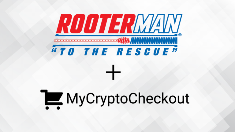 rooter man and mycryptocheckout partner to enable customers to spend digital currencies 768x432 daXU73