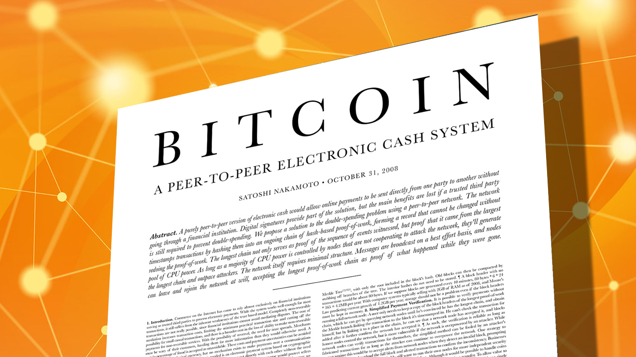 celebrating the seminal bitcoin white paper satoshi nakamoto published 13 years ago today 6mXZNb