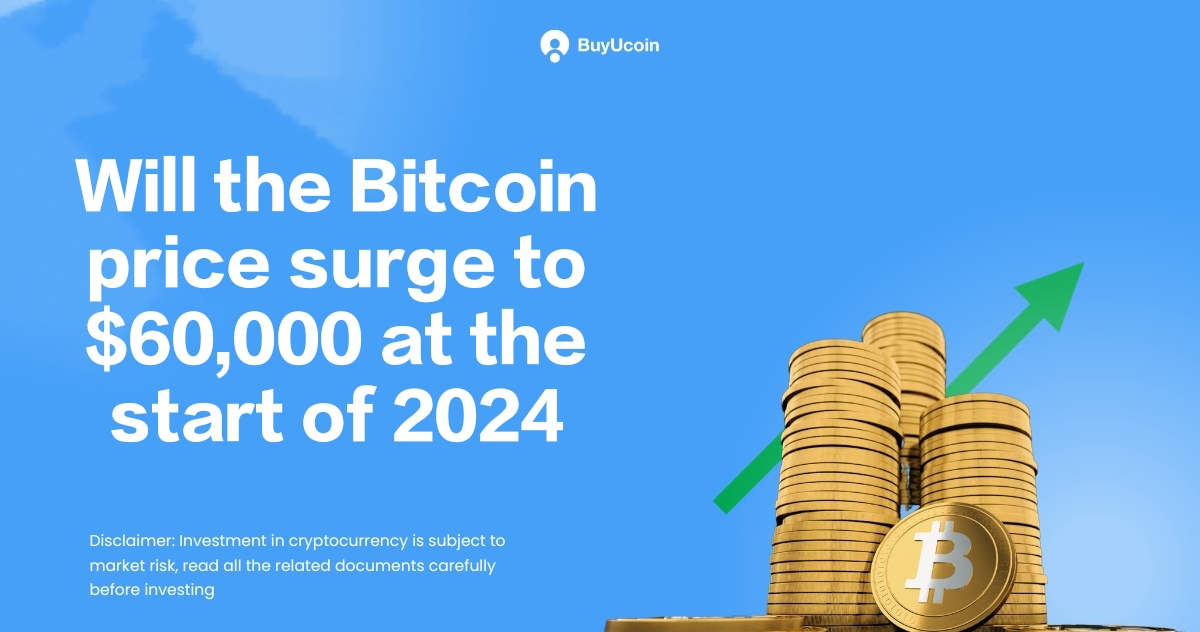 Will the Bitcoin price surge to $60000 at the start of 2024?